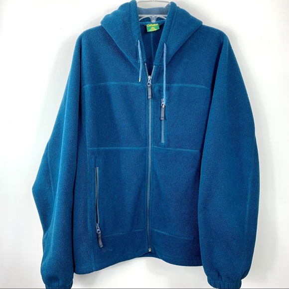 Cabela's Other - Cabela’s‎ Blue Fleece Zip-up Jacket L